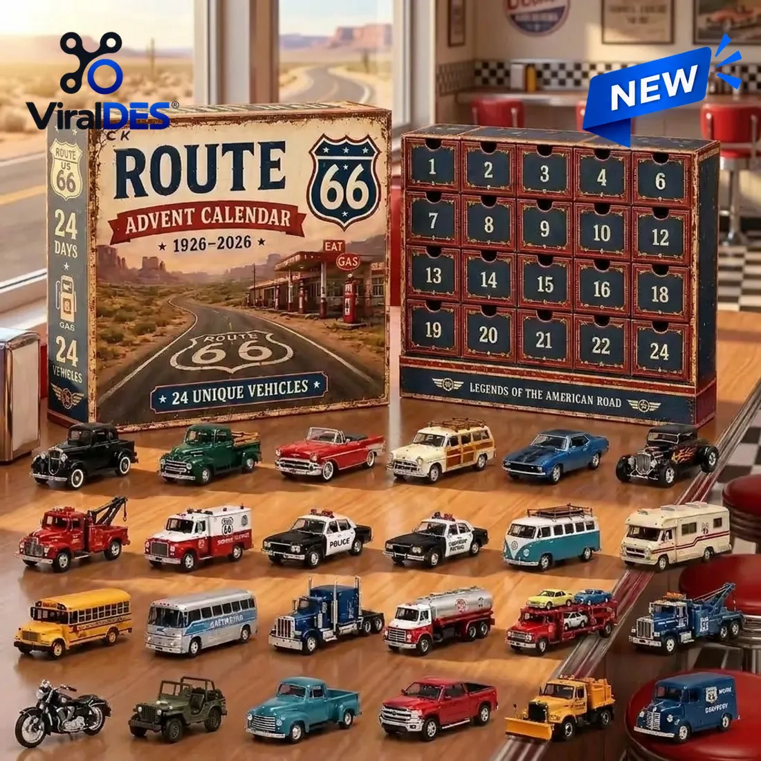 Route 66 Centennial 1926-2026 Advent Calendar Route 66 Centennial 1926-2026 Advent Calendar