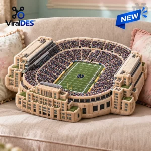 Notre Dame Fighting Irish Plush Stadium Pillow Notre Dame Fighting Irish Plush Stadium Pillow