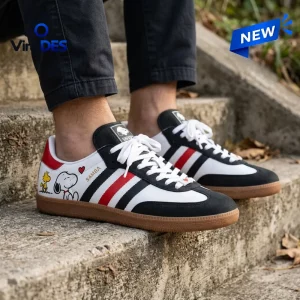 Snoopy x Woodstock Leather Samba Sneakers