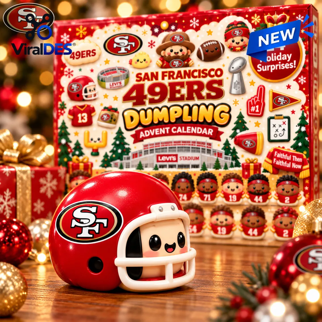 San Francisco 49ers Special Squishies Advent Calendar detail view 1