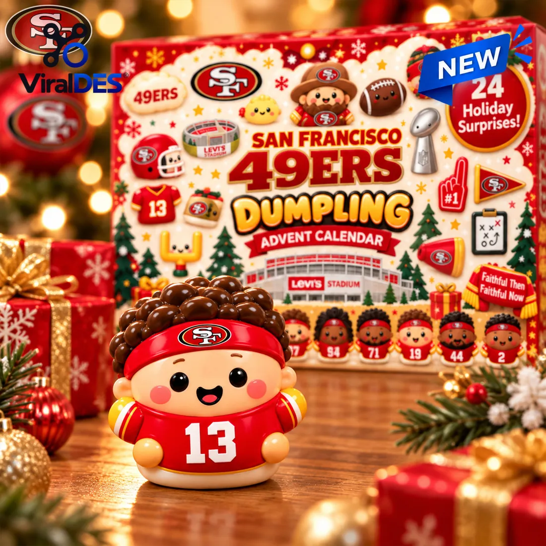 San Francisco 49ers Special Squishies Advent Calendar detail view 3