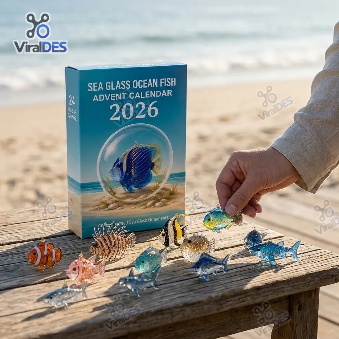 Sea Glass Ocean Fish Advent Calendar 2026 Sea Glass Ocean Fish Advent Calendar 2026