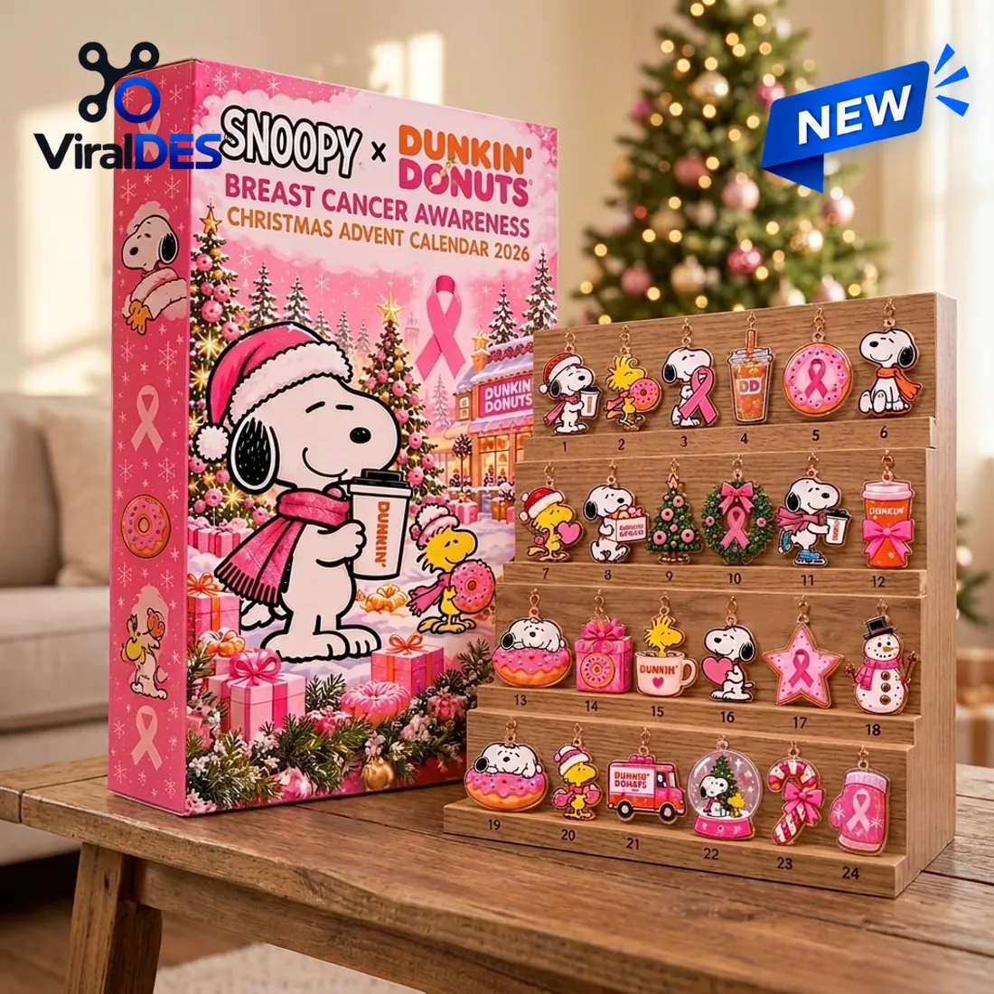 Snoopy x Dunkin Donuts 2026 Christmas Advent Calendar Snoopy x Dunkin Donuts 2026 Christmas Advent Calendar