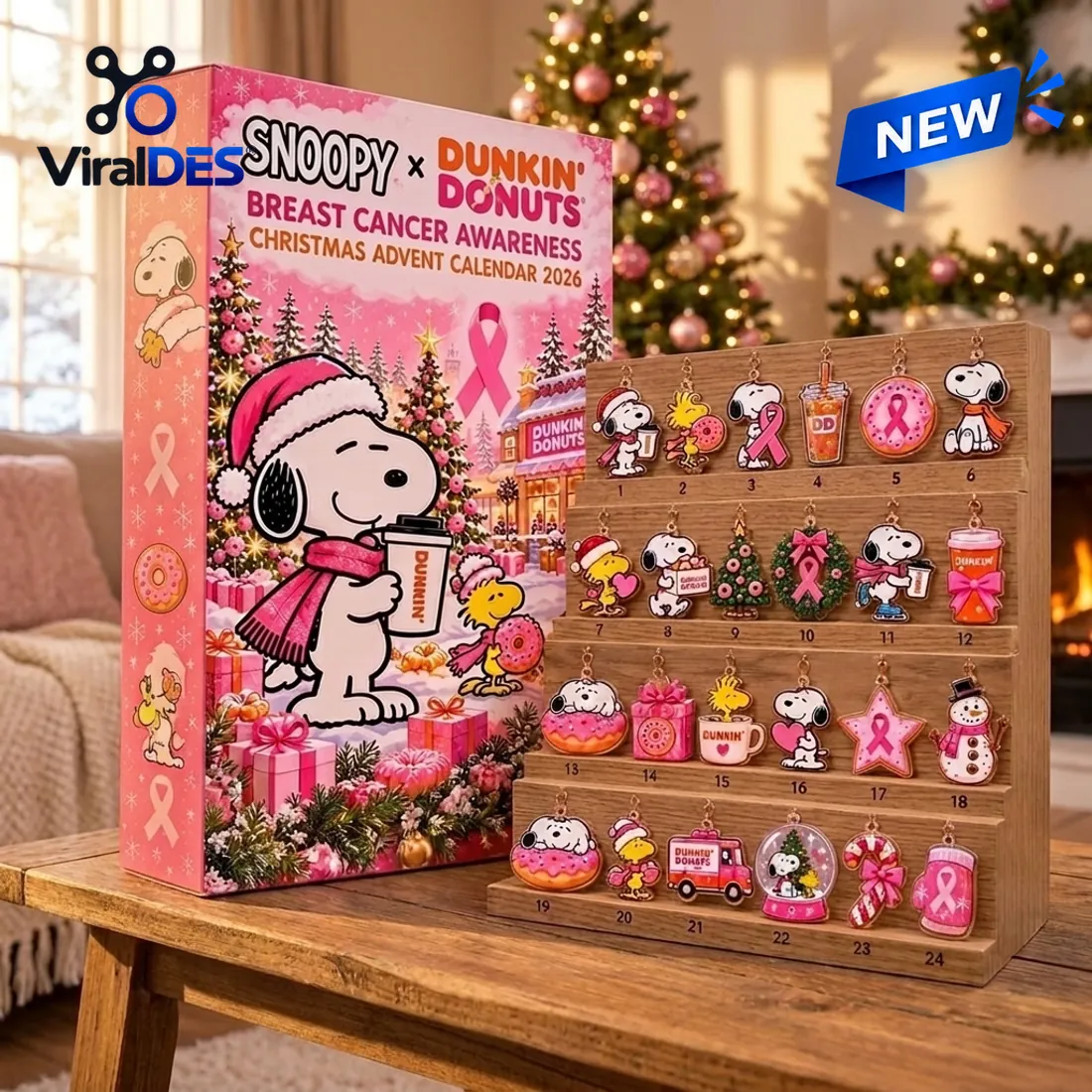 Snoopy x Dunkin Donuts 2026 Christmas Advent Calendar Snoopy x Dunkin Donuts 2026 Christmas Advent Calendar