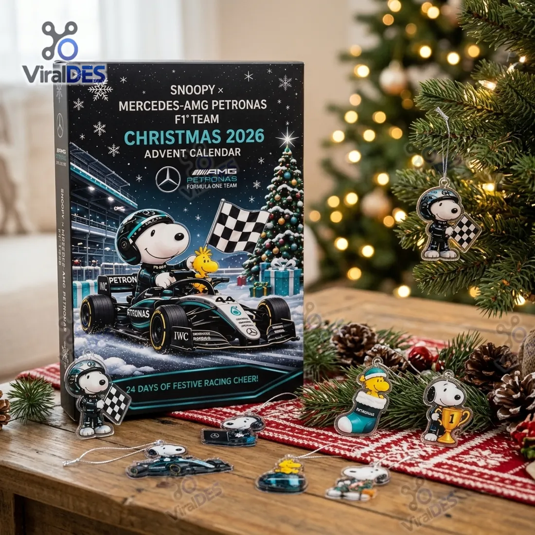 Snoopy x Mercedes AMG Petronas Christmas 2026 Advent Calendar Snoopy x Mercedes AMG Petronas Christmas 2026 Advent Calendar
