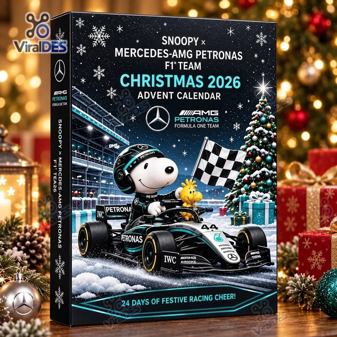 Snoopy x Mercedes AMG Petronas Christmas 2026 Advent Calendar Snoopy x Mercedes AMG Petronas Christmas 2026 Advent Calendar