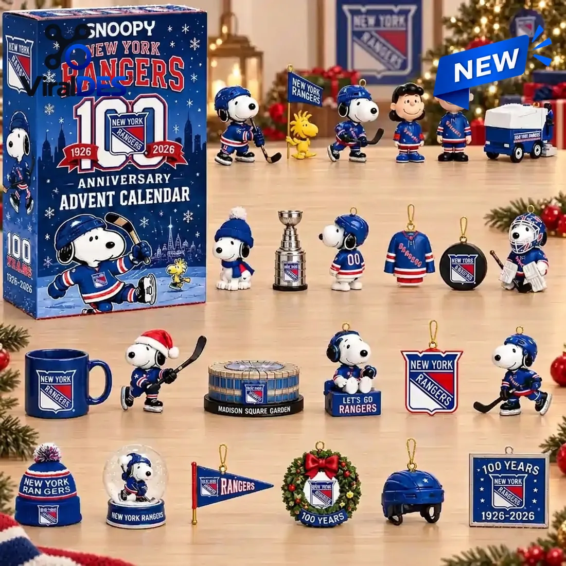 Snoopy x New York Rangers 100th Anniversary Advent Calendar Snoopy x New York Rangers 100th Anniversary Advent Calendar