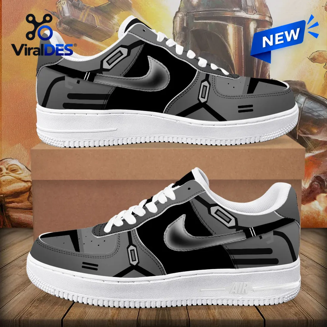 Star Wars Mandalorian Air Force 1 Sneaker Star Wars Mandalorian Air Force 1 Sneaker