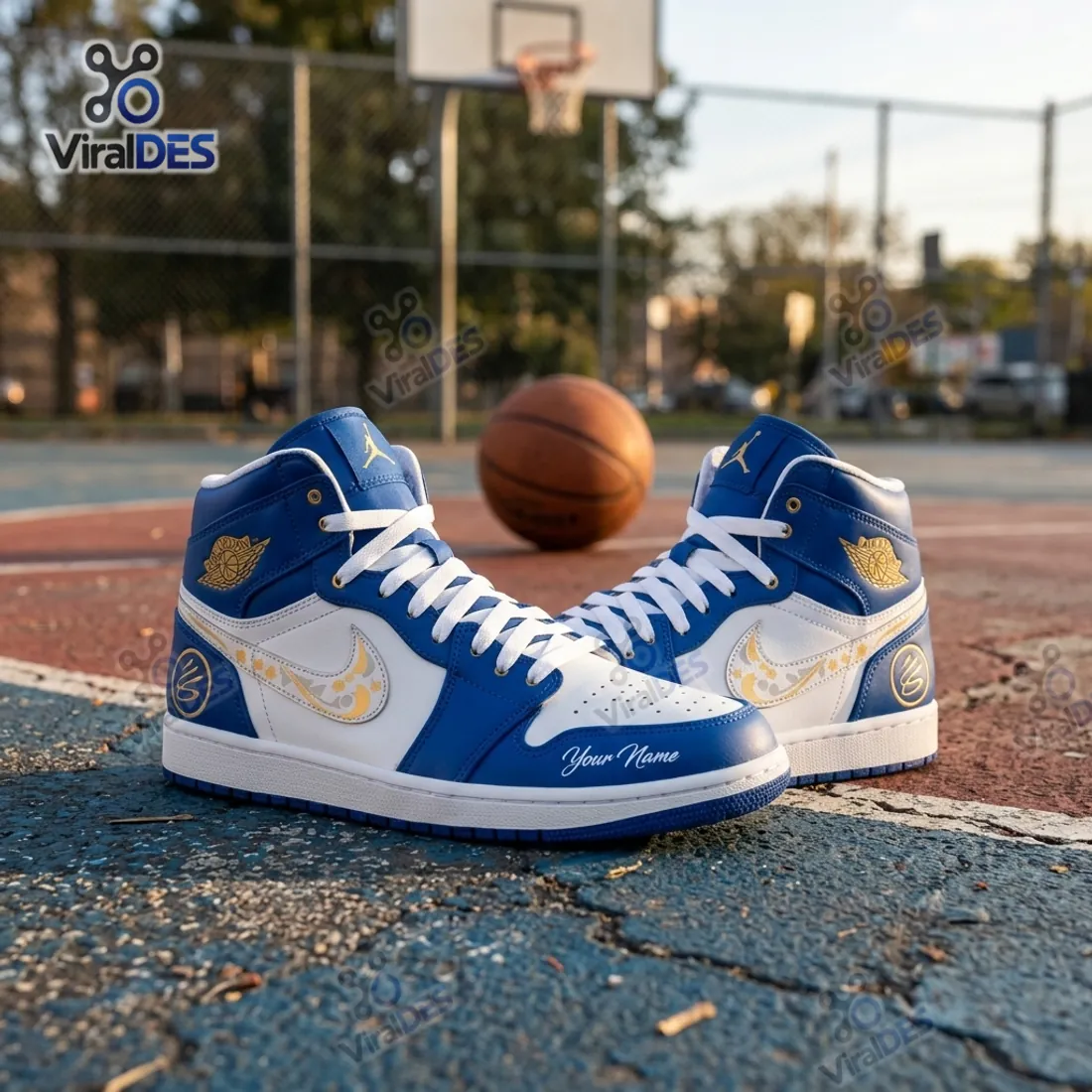 Stephen Curry Air Jordan 1 High Top Sneakers Stephen Curry Air Jordan 1 High Top Sneakers