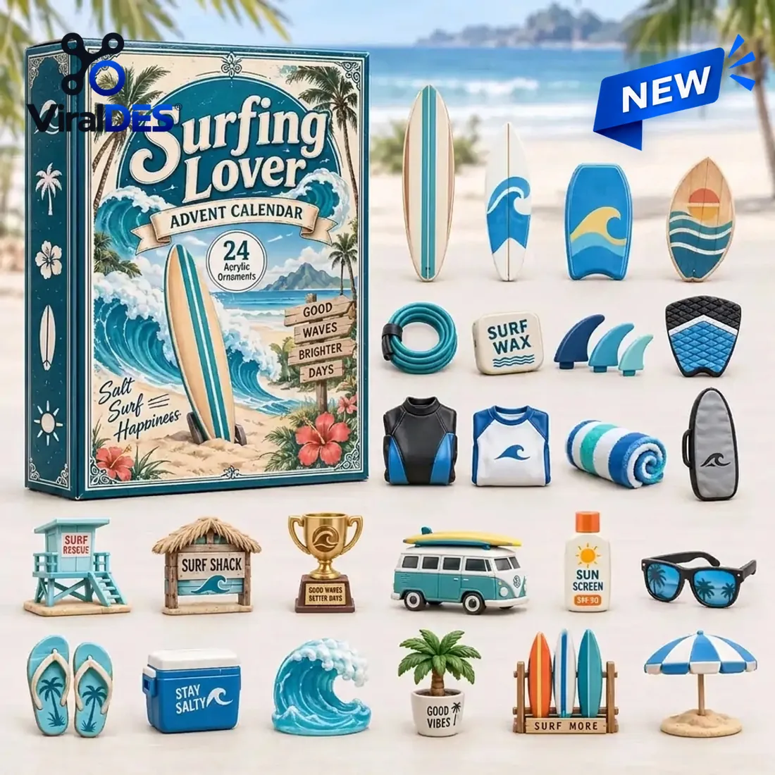 Surfing Lover Christmas Advent Calendar Surfing Lover Christmas Advent Calendar
