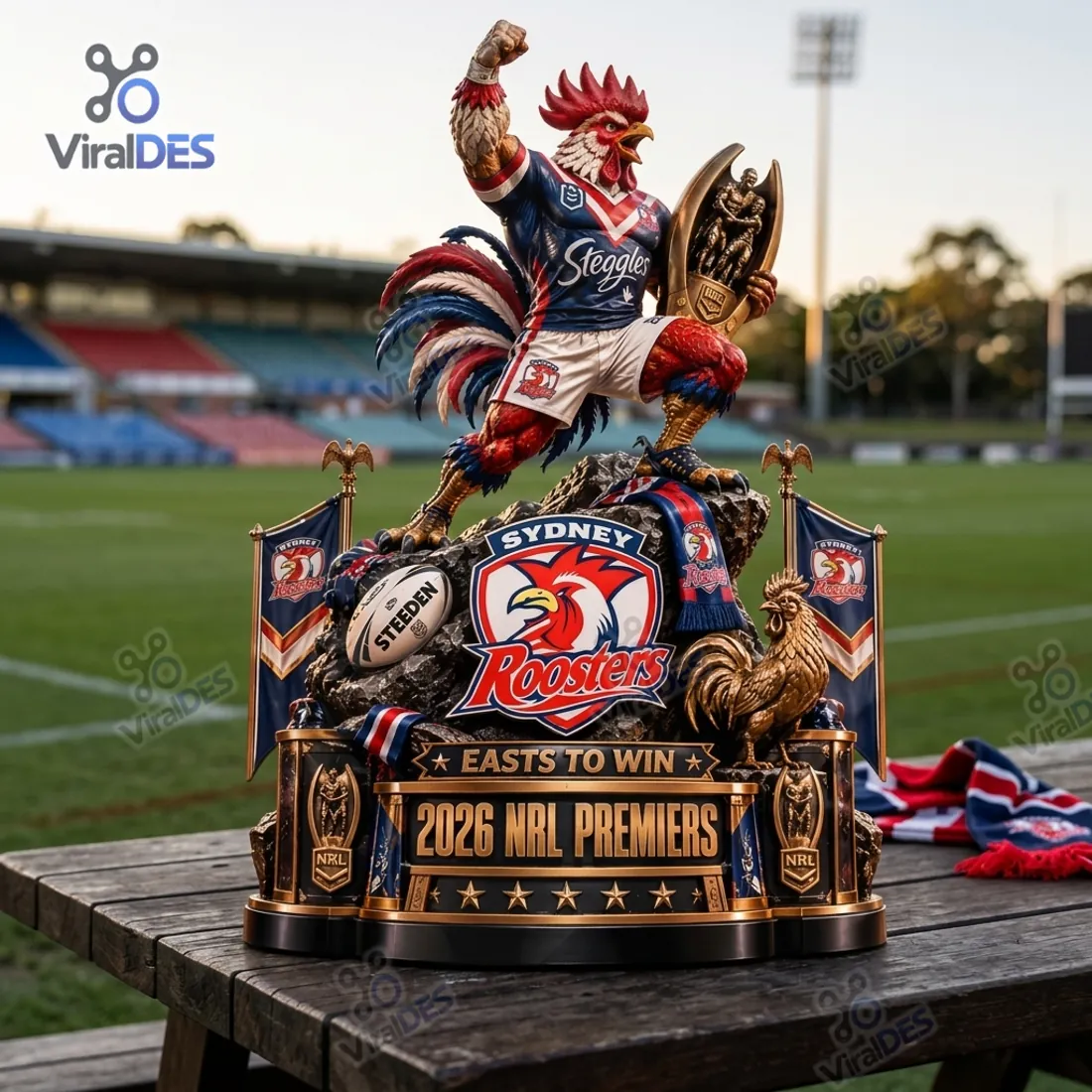 Sydney Roosters 2026 NRL Premiers Figurine Sydney Roosters 2026 NRL Premiers Figurine