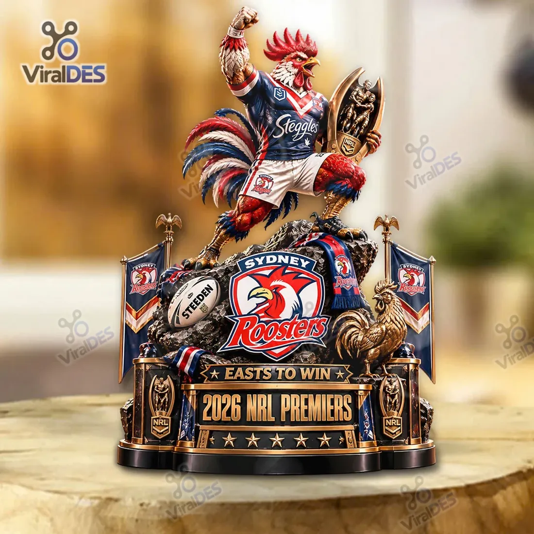 Sydney Roosters 2026 NRL Premiers Figurine Sydney Roosters 2026 NRL Premiers Figurine