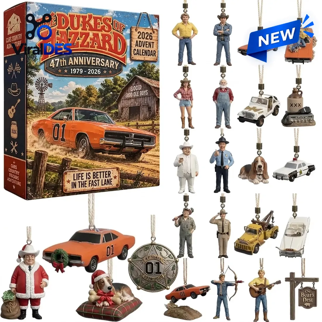 The Dukes of Hazzard 2026 Advent Calendar The Dukes of Hazzard 2026 Advent Calendar