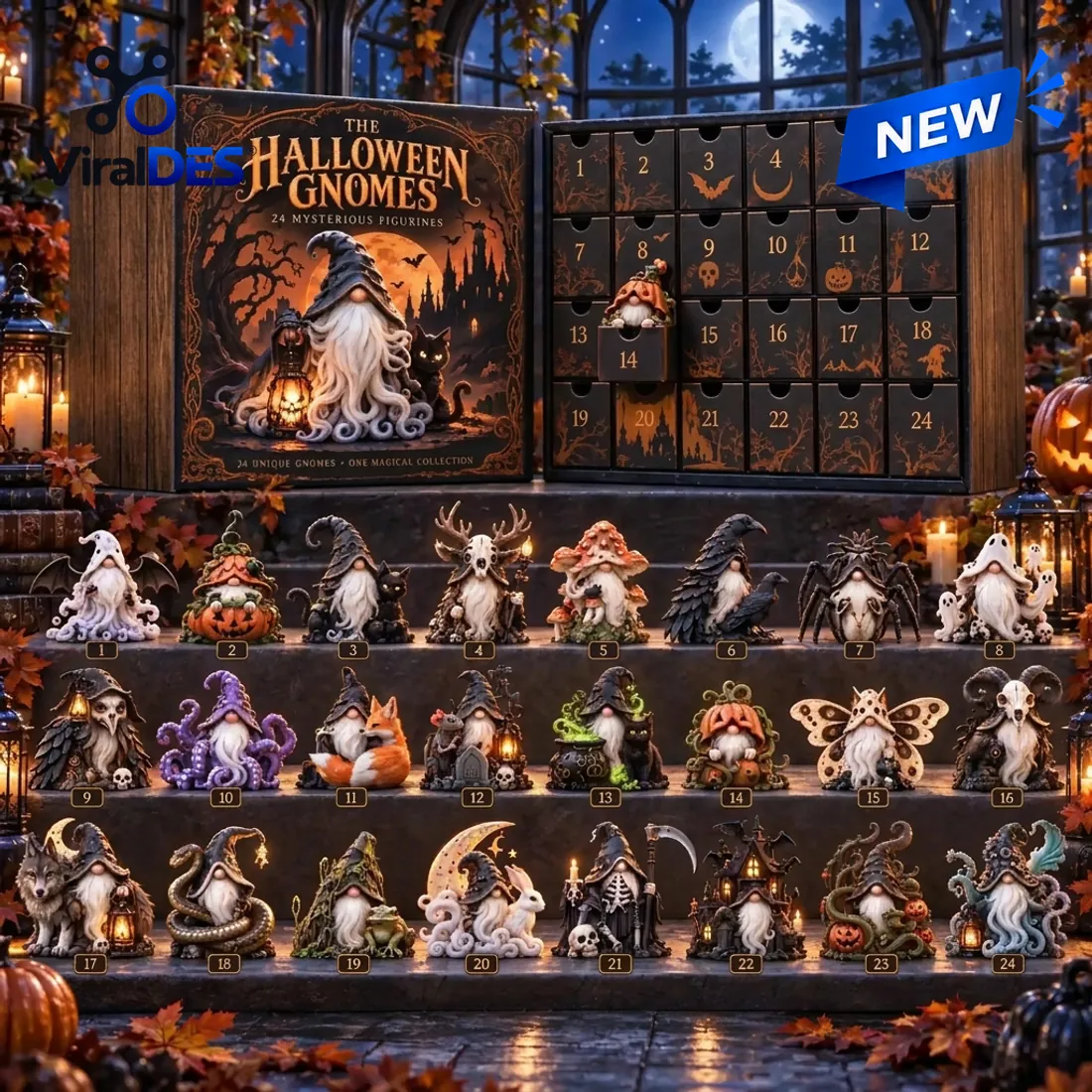 The Halloween Gnomes Advent Calendar The Halloween Gnomes Advent Calendar