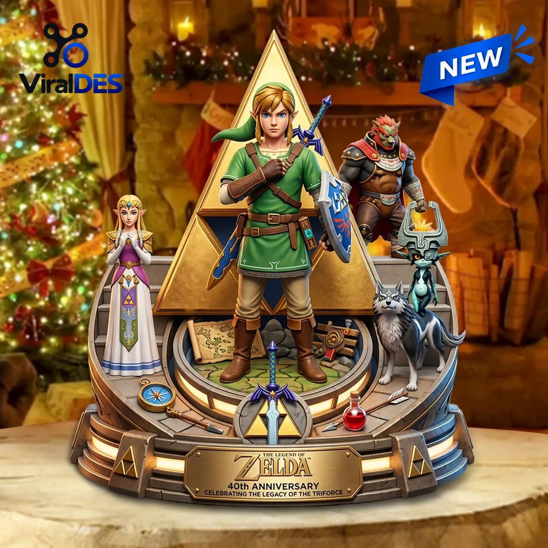 The Legend of Zelda 40th Anniversary Diorama Figure The Legend of Zelda 40th Anniversary Diorama Figure
