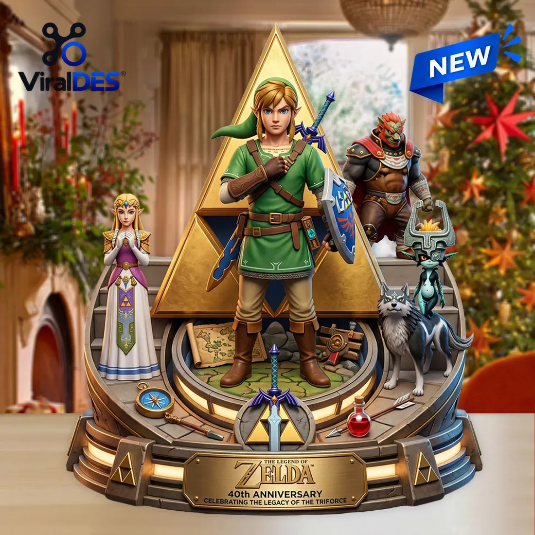 The Legend of Zelda 40th Anniversary Diorama Figure The Legend of Zelda 40th Anniversary Diorama Figure