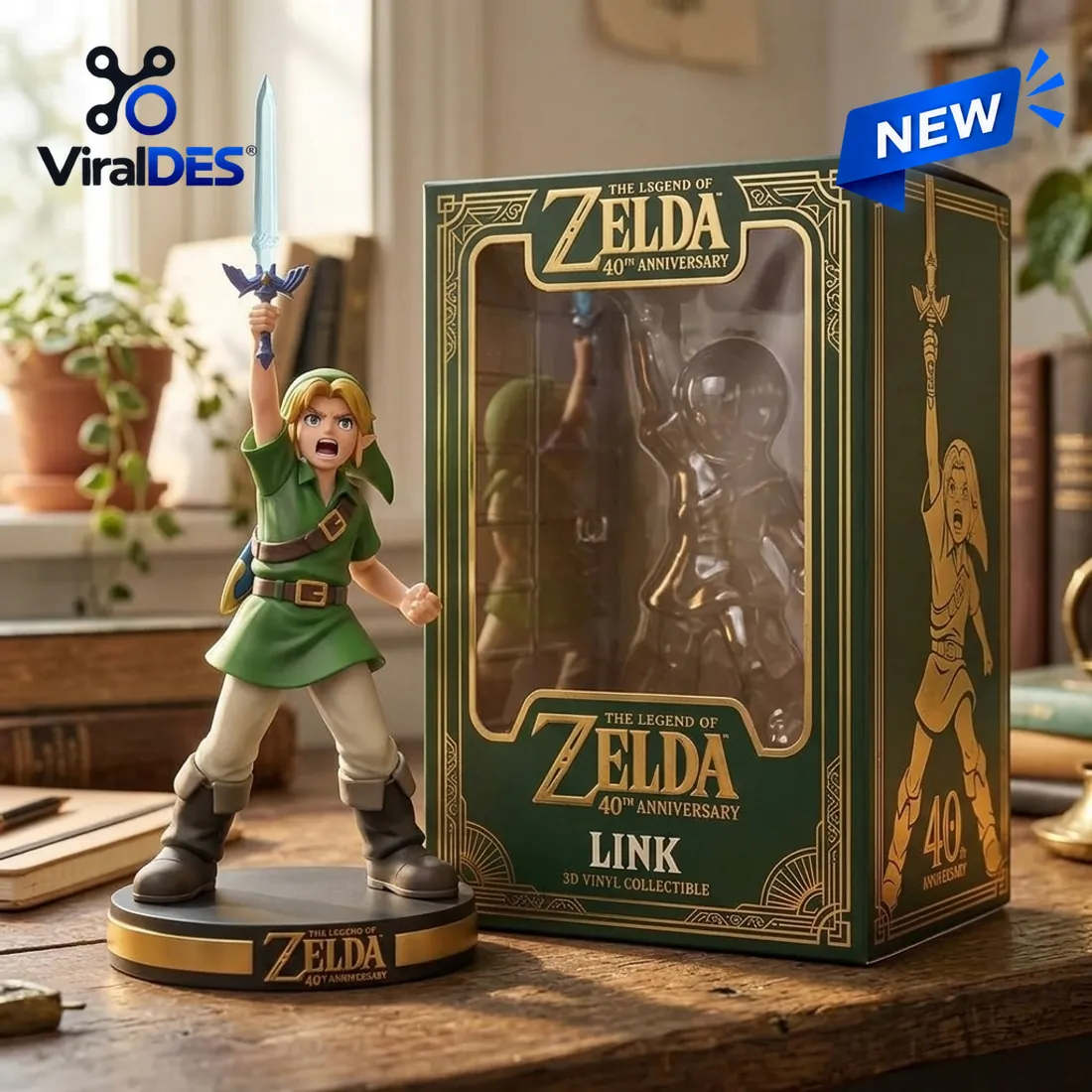 The Legend of Zelda 40th Anniversary Link Vinyl Figure The Legend of Zelda 40th Anniversary Link Vinyl Figure