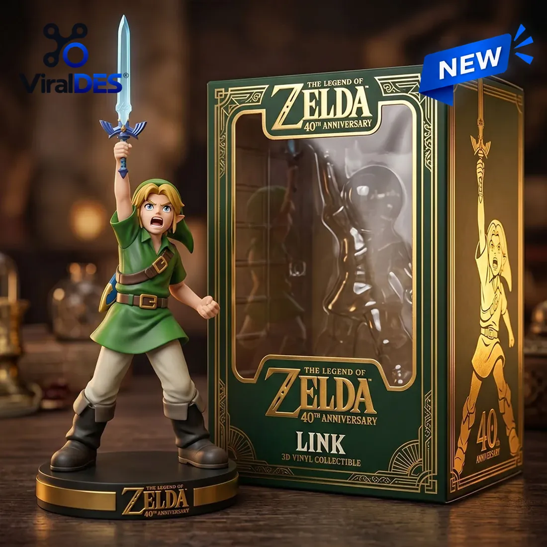 The Legend of Zelda 40th Anniversary Link Vinyl Figure The Legend of Zelda 40th Anniversary Link Vinyl Figure