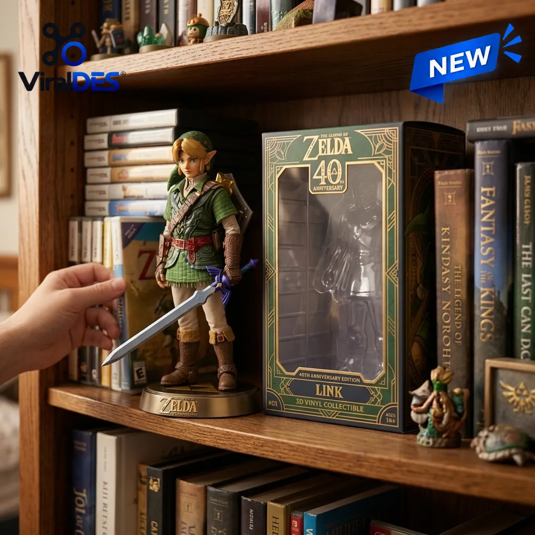 The Legend of Zelda 40th Anniversary Vinyl Figure The Legend of Zelda 40th Anniversary Vinyl Figure