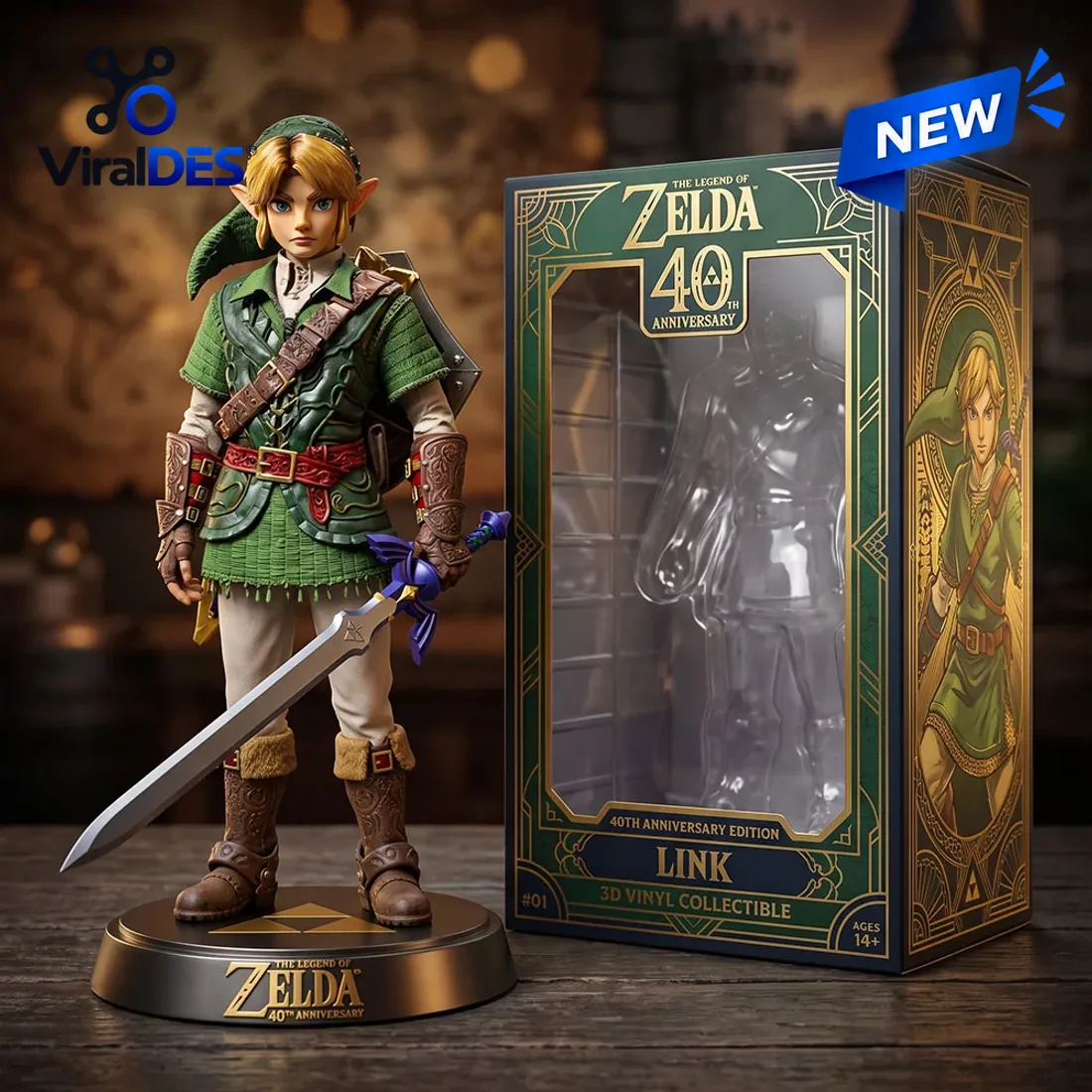 The Legend of Zelda 40th Anniversary Vinyl Figure The Legend of Zelda 40th Anniversary Vinyl Figure