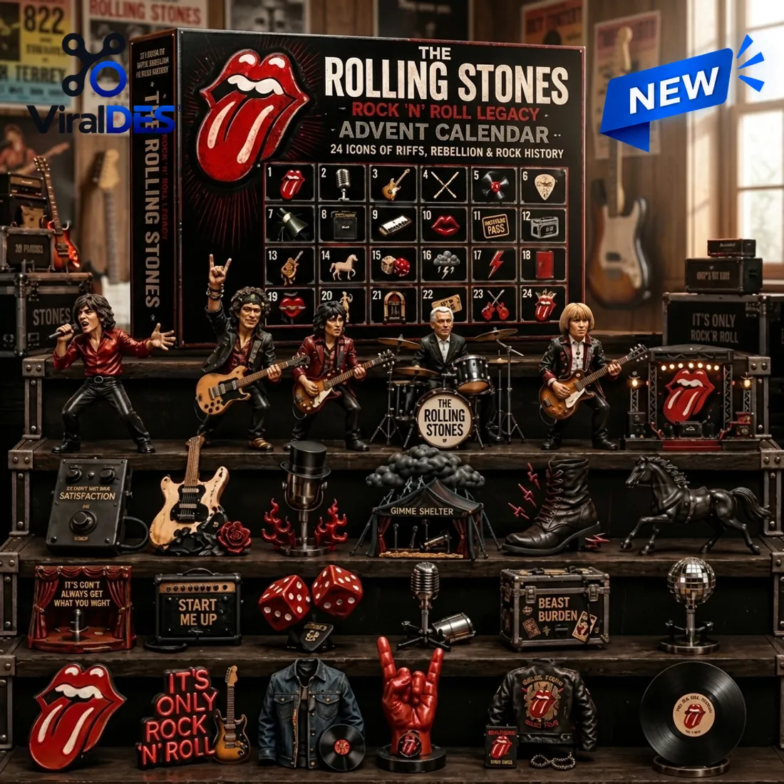 The Rolling Stones Rock N Roll Advent Calendar 2026 The Rolling Stones Rock N Roll Advent Calendar 2026