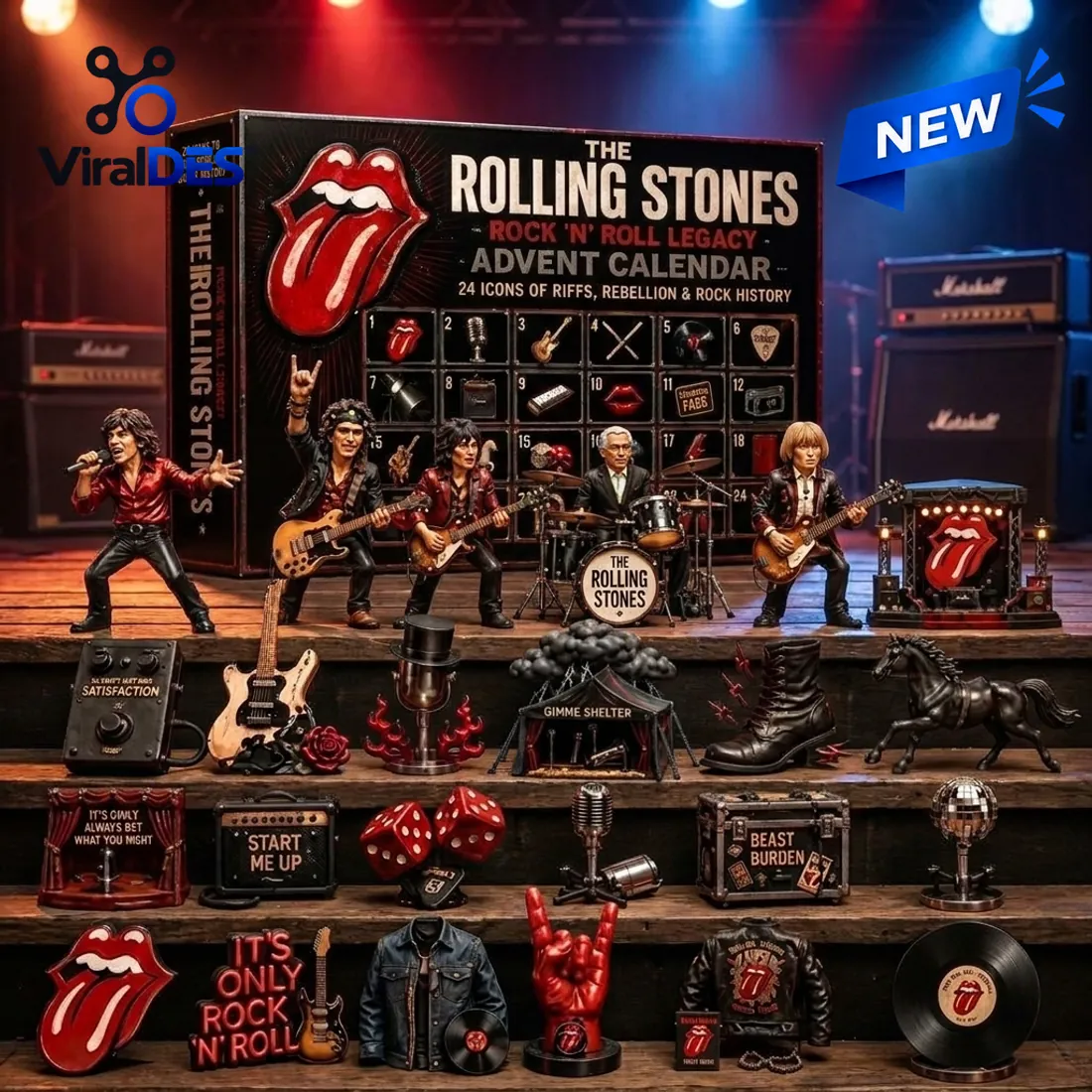 The Rolling Stones Rock N Roll Advent Calendar 2026 The Rolling Stones Rock N Roll Advent Calendar 2026
