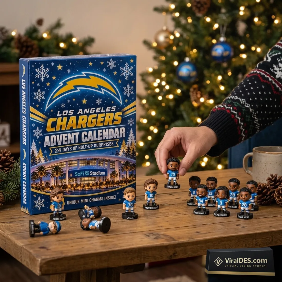 Los Angeles Chargers 2026 Advent Calendar Los Angeles Chargers 2026 Advent Calendar