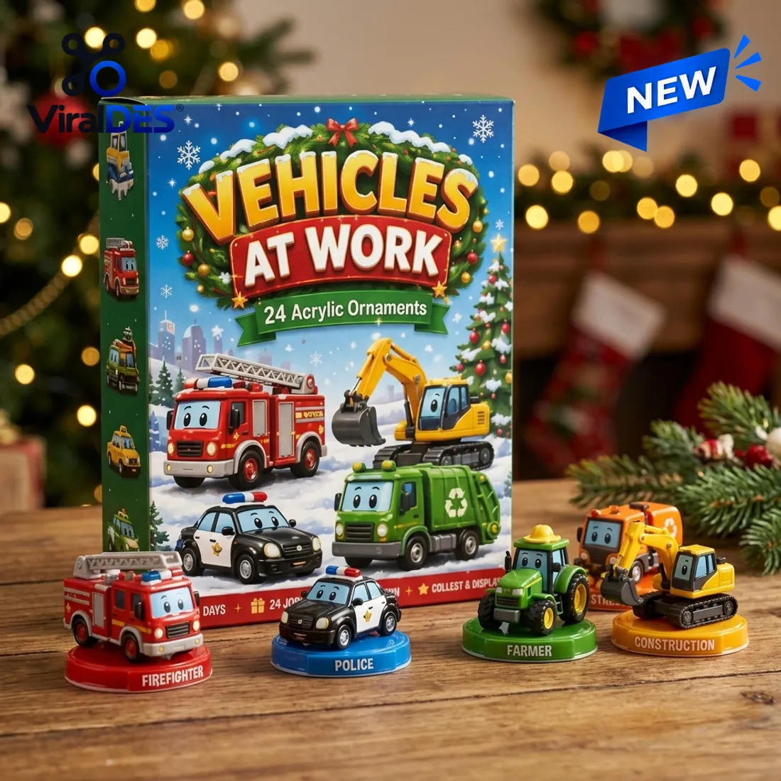 Working Vehicles Advent Calendar Working Vehicles Advent Calendar