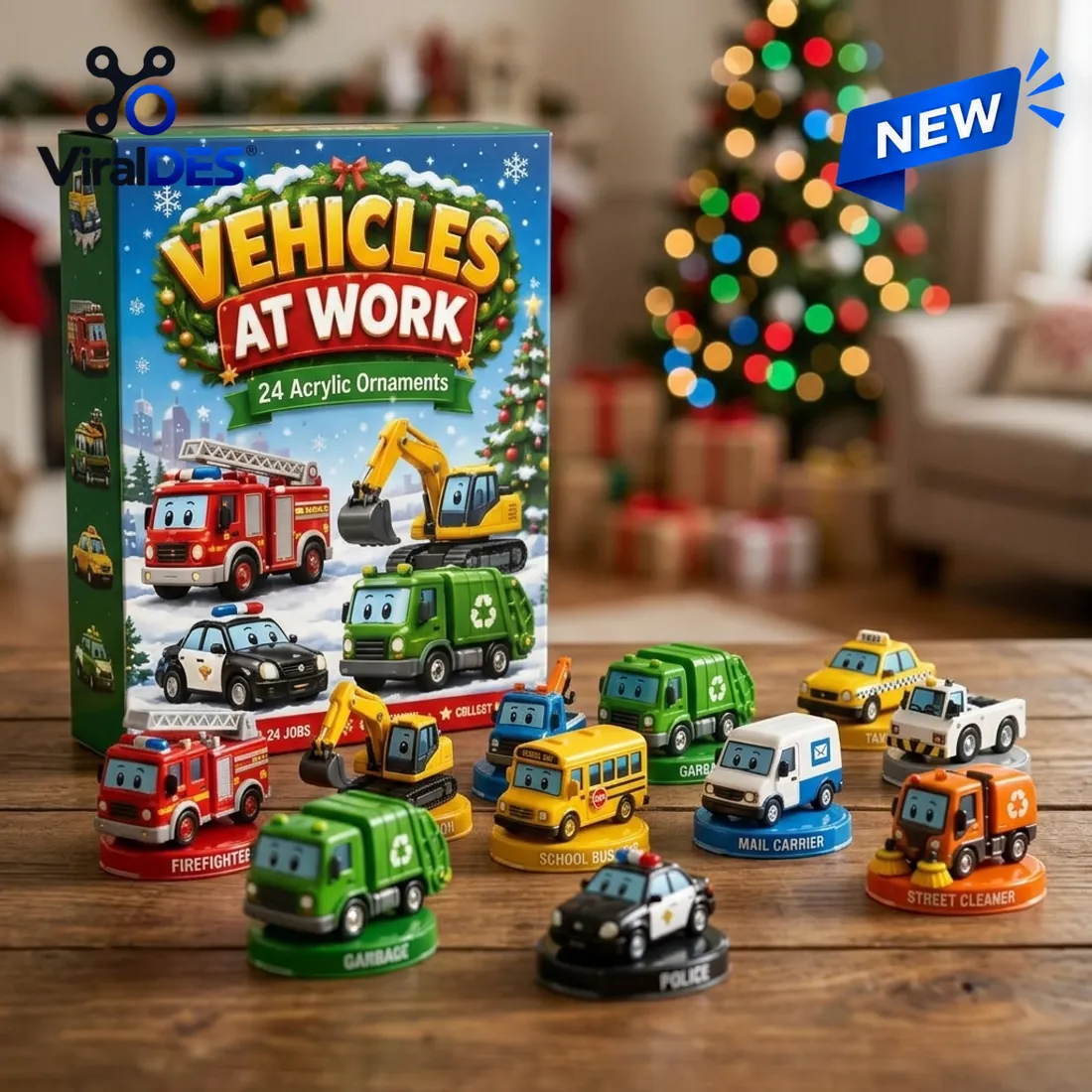 Working Vehicles Advent Calendar Working Vehicles Advent Calendar