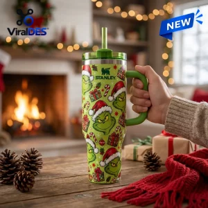 Stanley Grinch Christmas Green 40oz Tumbler