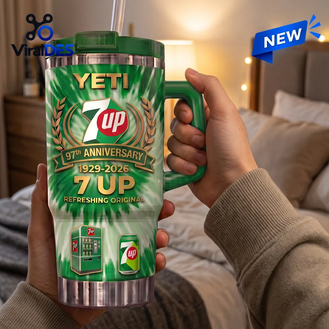 Yeti 7Up 97th Anniversary Handle Tumbler Yeti 7Up 97th Anniversary Handle Tumbler
