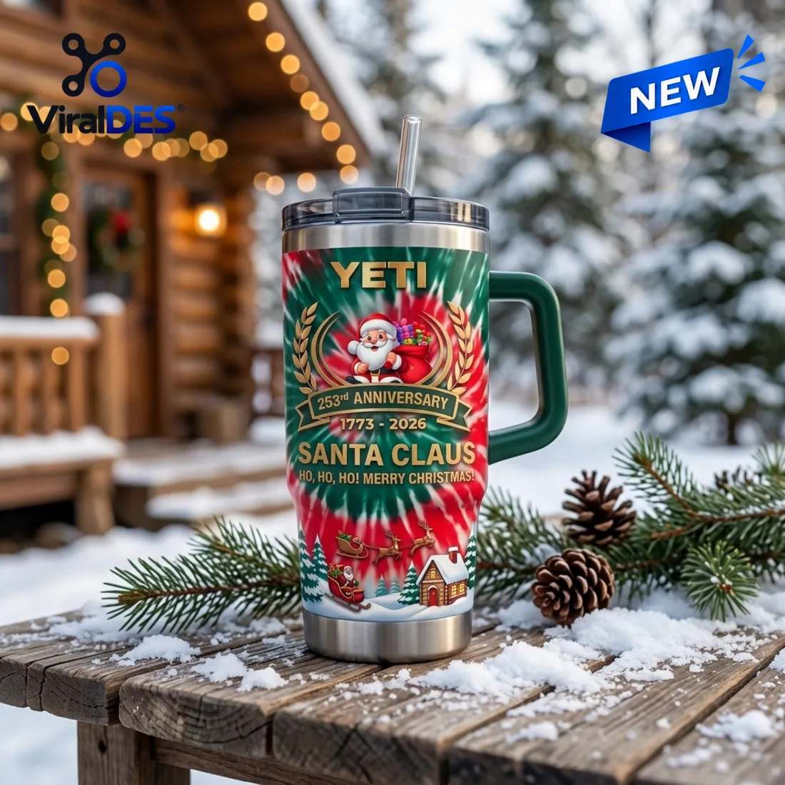 Yeti Santa Claus 253rd Anniversary Handle Tumbler Yeti Santa Claus 253rd Anniversary Handle Tumbler