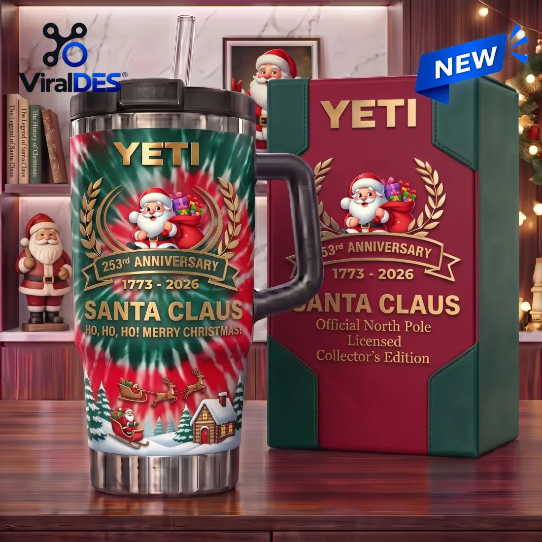 Yeti Santa Claus 253rd Anniversary Handle Tumbler Yeti Santa Claus 253rd Anniversary Handle Tumbler